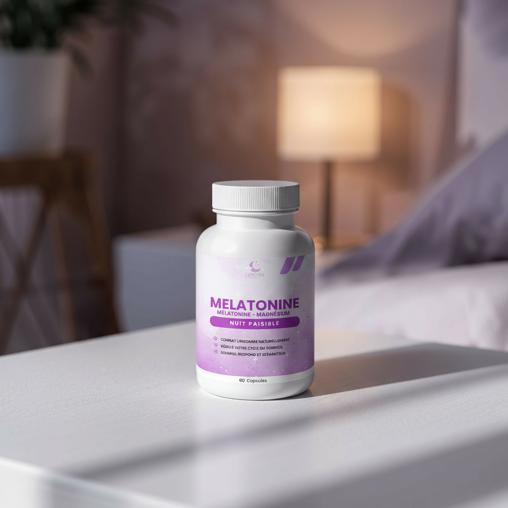 Mélatonine + Magnésium | Nuit Paisible & Sommeil Réparateur