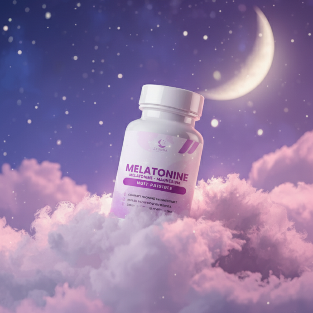 Mélatonine + Magnésium | Nuit Paisible & Sommeil Réparateur